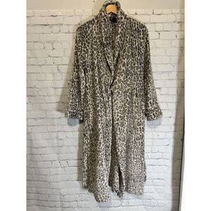 Jones New York Womens Bathrobe Plush Fleece Size Small